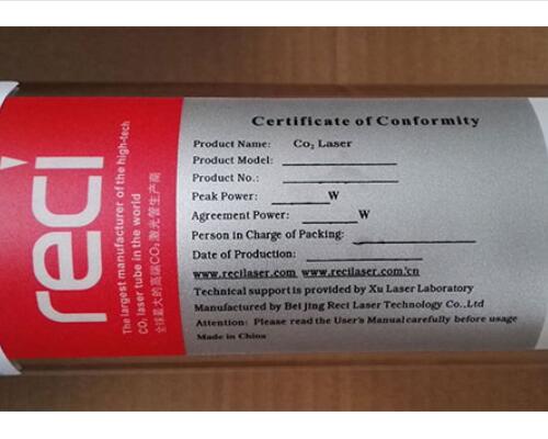 RECI W4 / S4 100W-130W CO2 Sealed Laser Tube